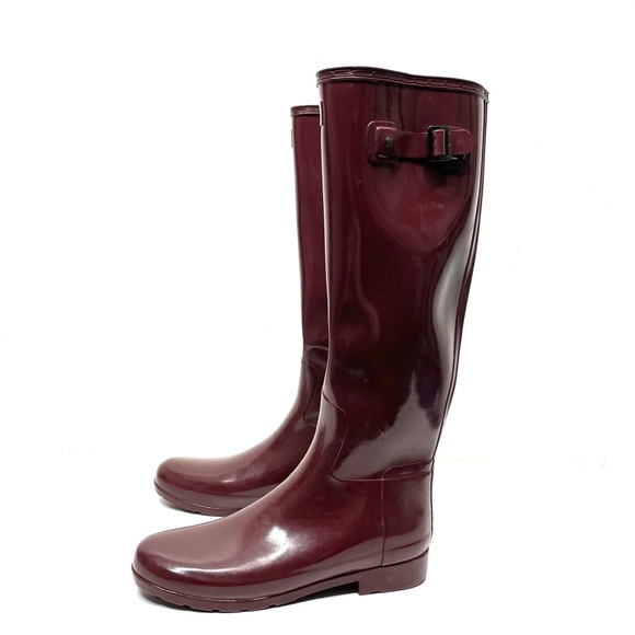 Hunter Shoes - Hunter Tall Rain Boot Cherry Brandy M53